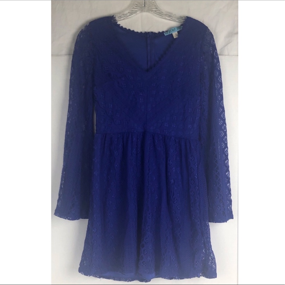 Blue Lacy dina be Dress